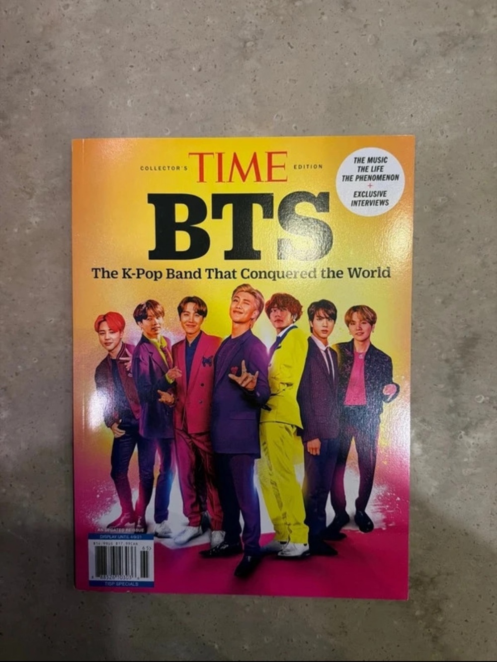 BTS Collector's Edition Magazine - Yellow & Pink Cover